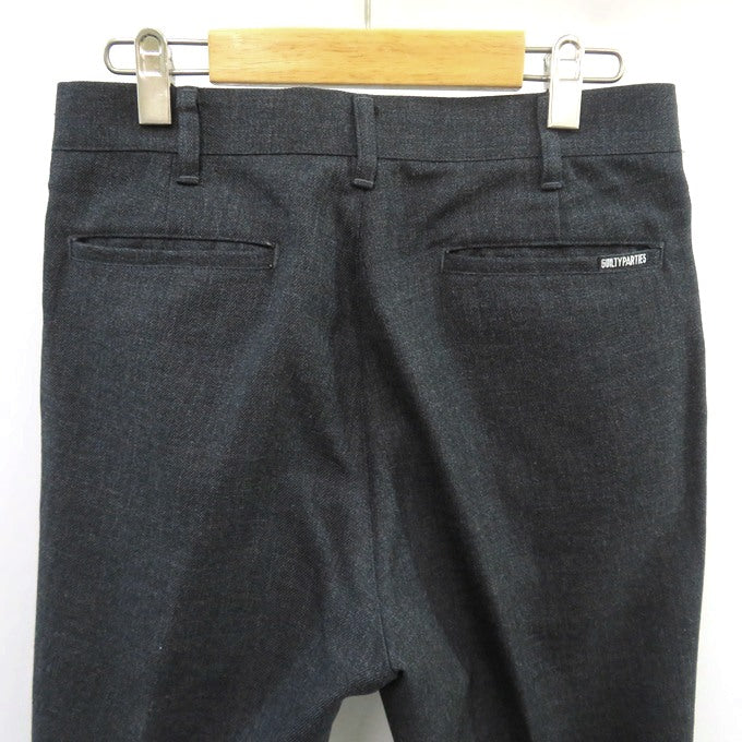 WACKO MARIA Wool Pants Gray Size S