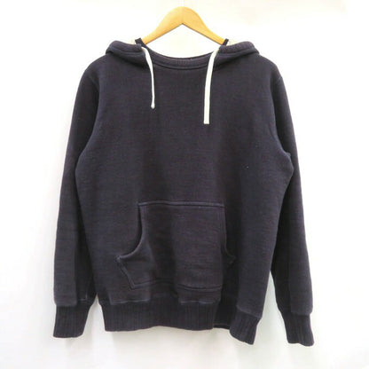 FULLCOUNT Mother Cotton Pullover Hoodie Navy Size L