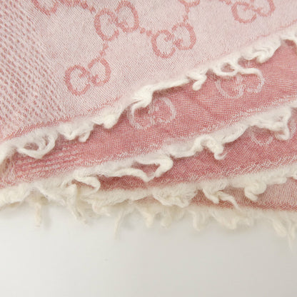 GUCCI GG Pattern Scarf Pink