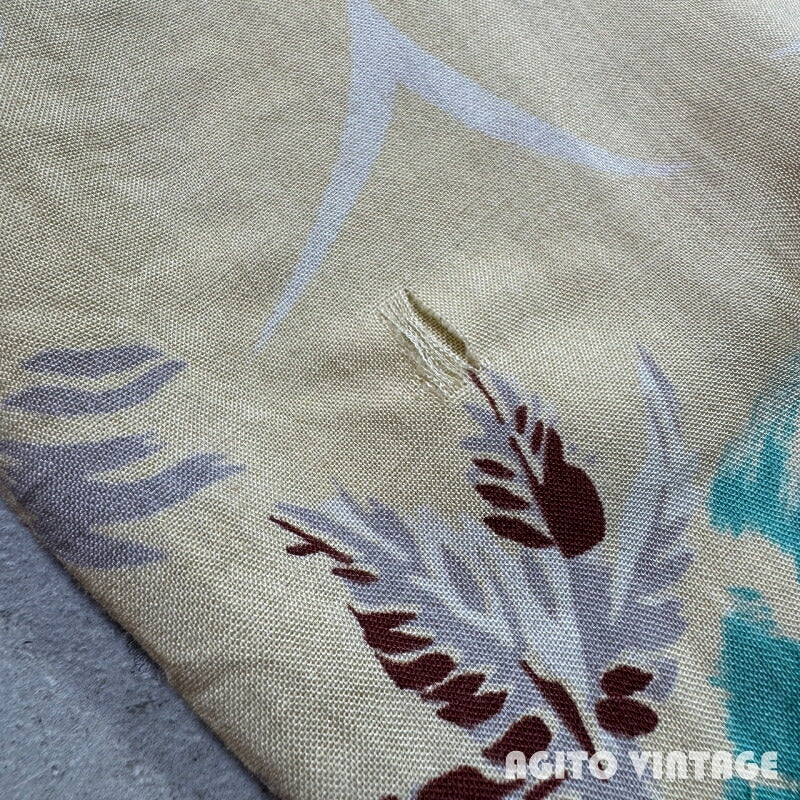 Seven Seas 40s Vintage Rayon Hawaiian Shirt Size M