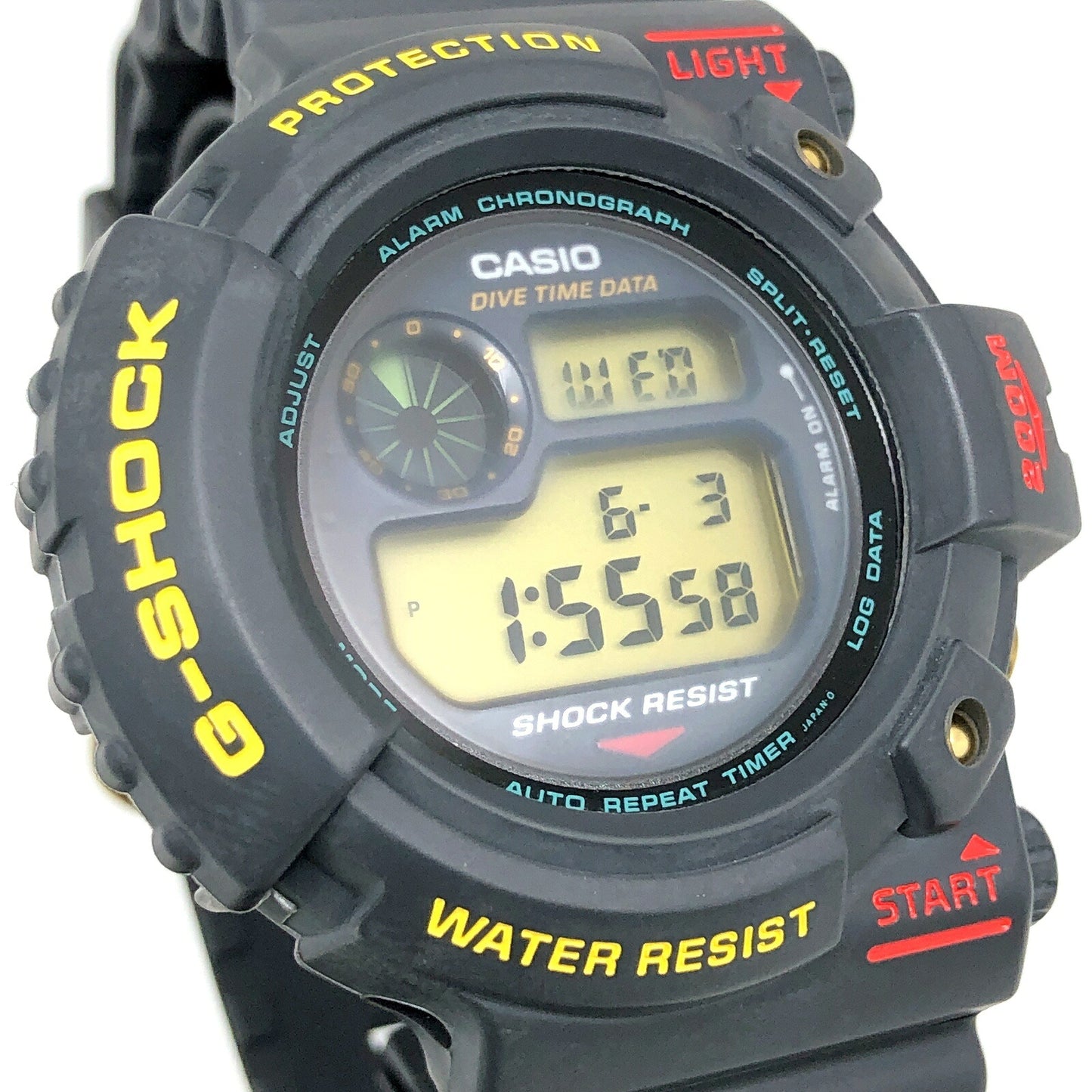 G-SHOCK DW-6300-1B FROGMAN 1993 Vintage Watch Size ONE SIZE