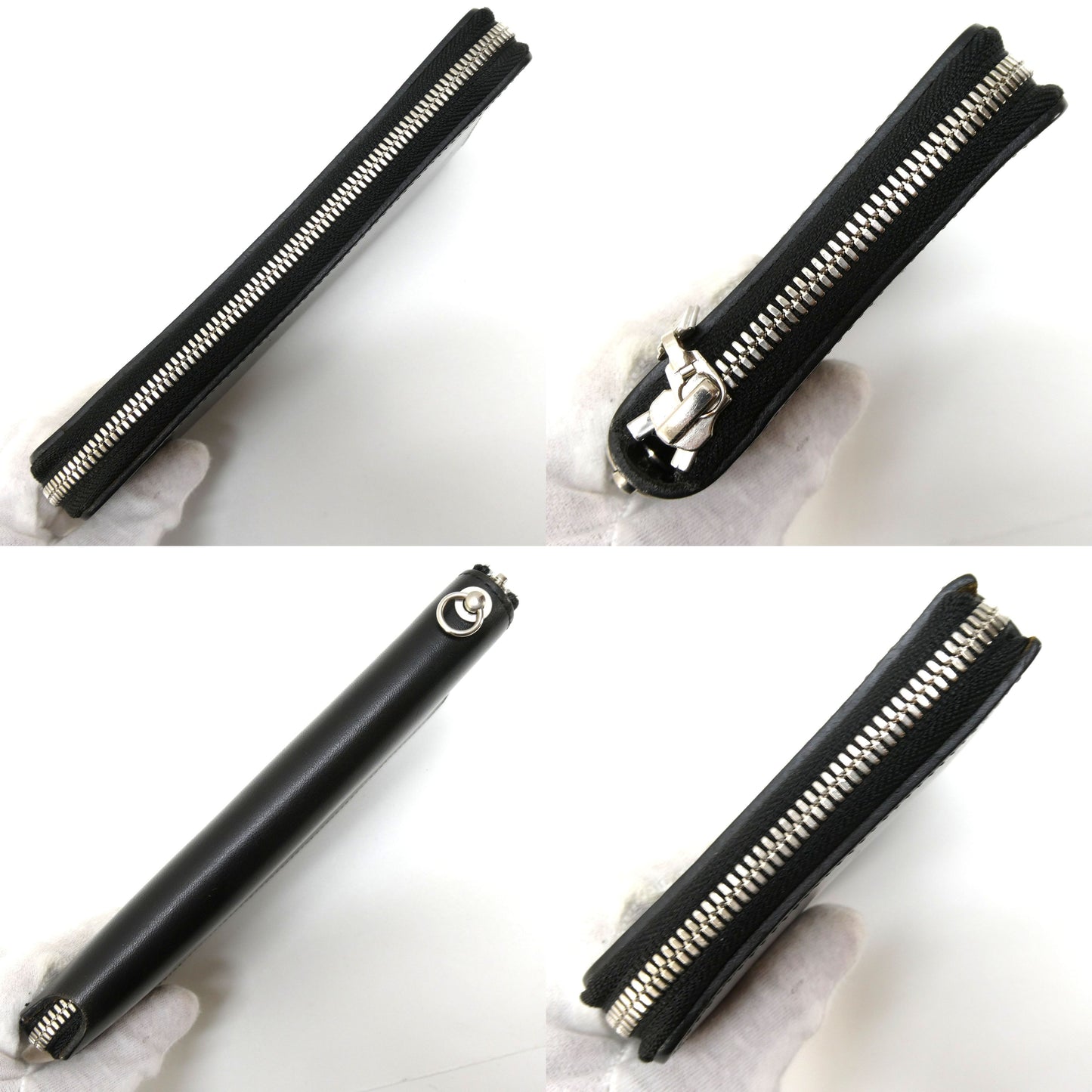 YOHJI YAMAMOTO Pour Homme Cow Wallet Black Size ONE SIZE