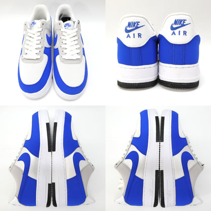 NIKE Air Force 1 07 LV8 Timeless White Blue Gray Sneakers