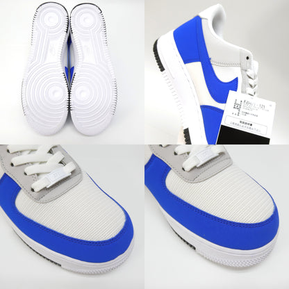 NIKE Air Force 1 07 LV8 Timeless White Blue Gray Sneakers