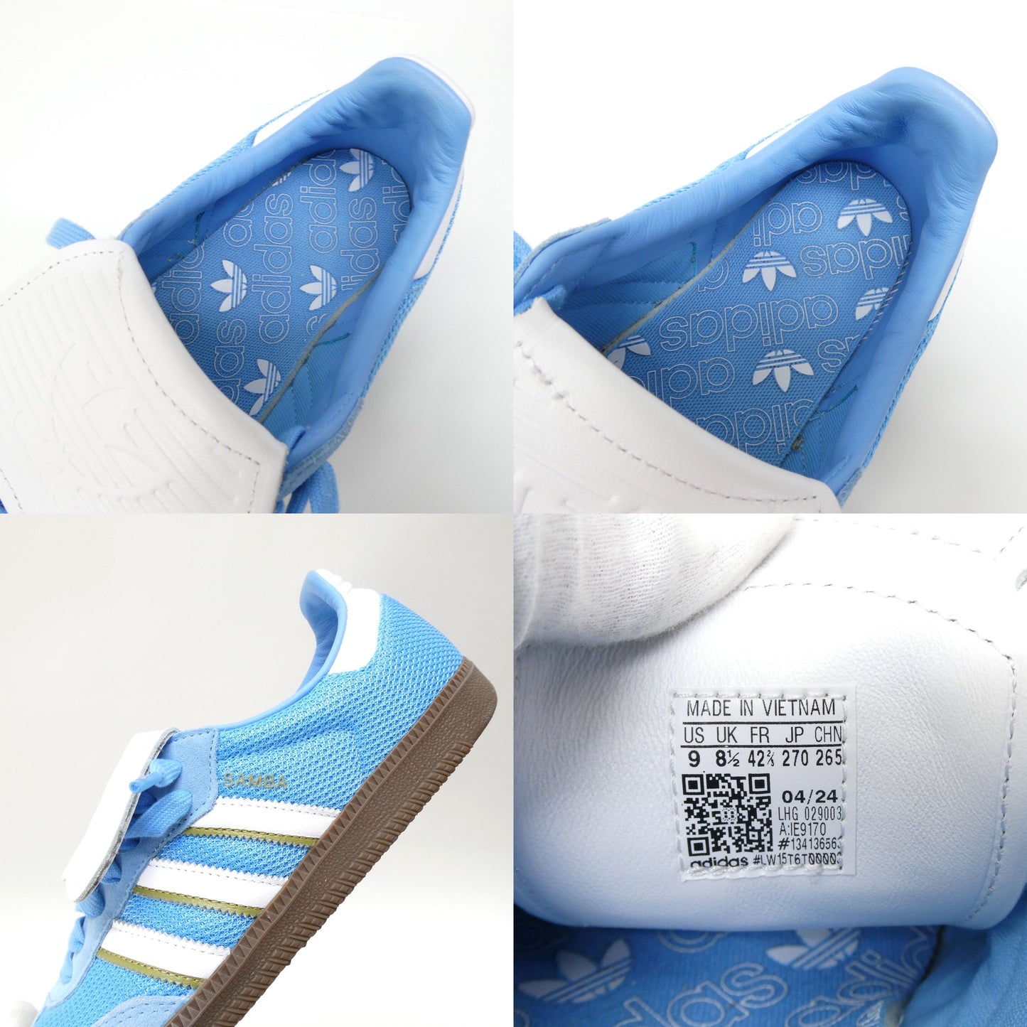adidas Originals Samba LT Long Tongue Semi White Sneakers