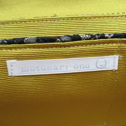 motonari ono Lace Design Bag Black/Beige Size ONE SIZE