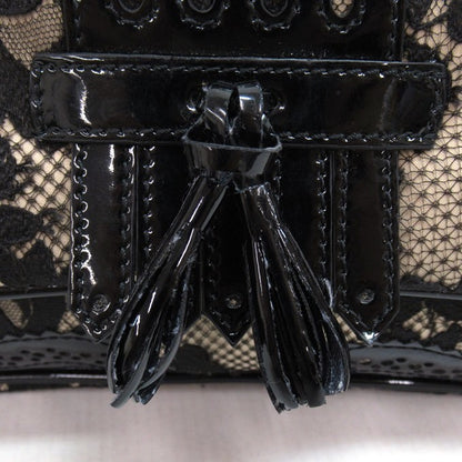 motonari ono Lace Design Bag Black/Beige Size ONE SIZE