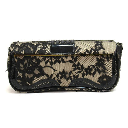 motonari ono Lace Design Bag Black/Beige Size ONE SIZE