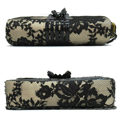 motonari ono Lace Design Bag Black/Beige Size ONE SIZE