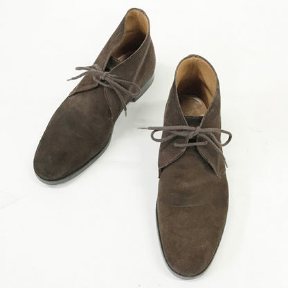 CROCKETT & JONES Chertsey Suede Boots Brown Size 8