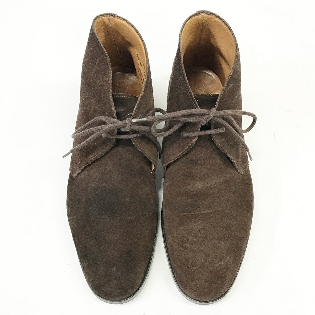 CROCKETT & JONES Chertsey Suede Boots Brown Size 8