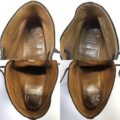 CROCKETT & JONES Chertsey Suede Boots Brown Size 8