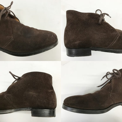 CROCKETT & JONES Chertsey Suede Boots Brown Size 8