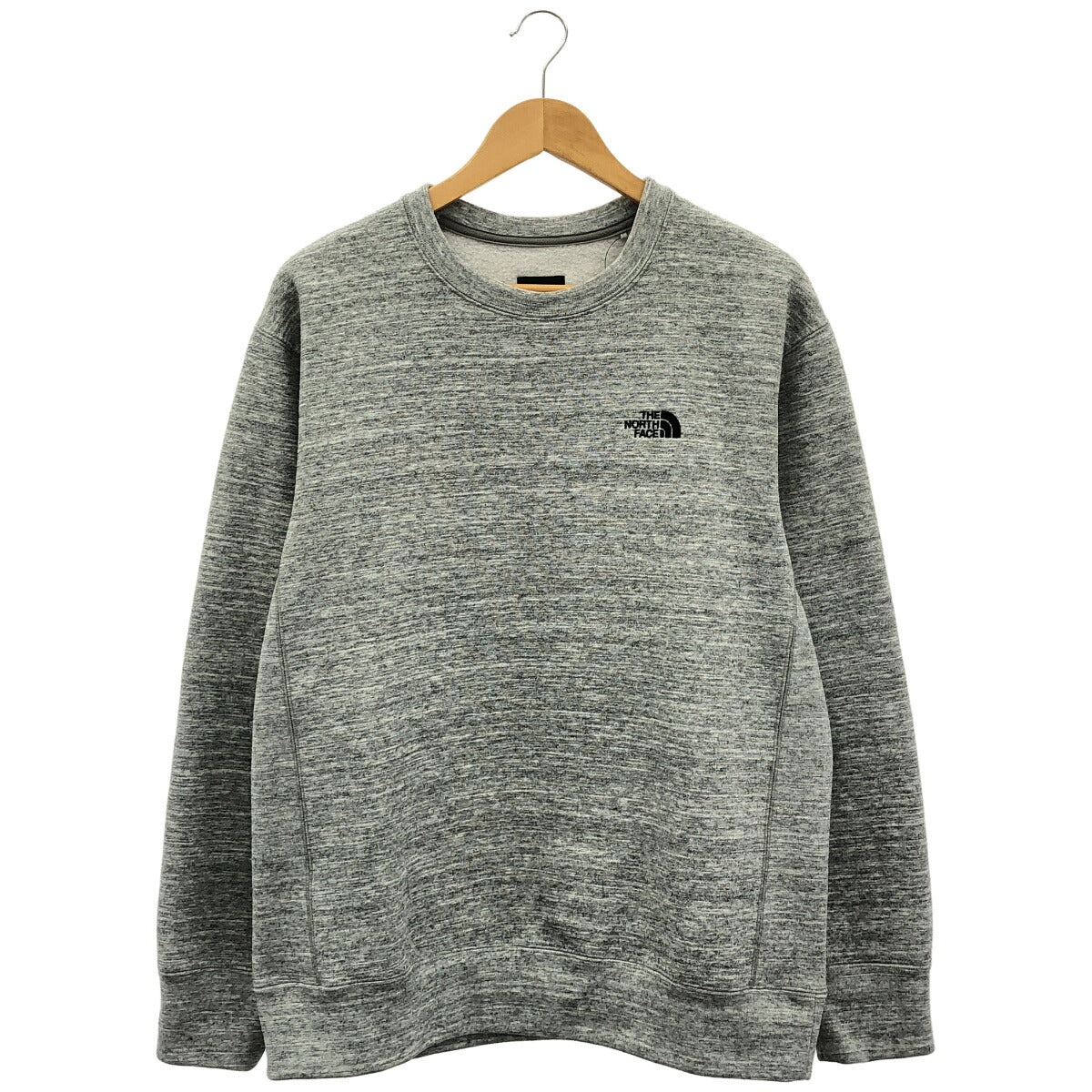 The North Face Light Gray Brushed Logo Sweatshirt Size XL