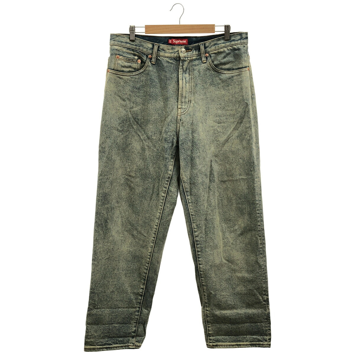 Supreme 23SS Baggy Jean Wooster Blue Pants Size W32