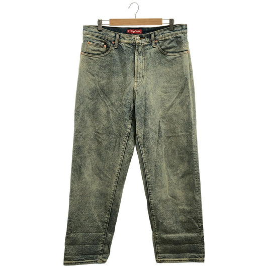 Supreme 23SS Baggy Jean Wooster Blue Pants Size W32