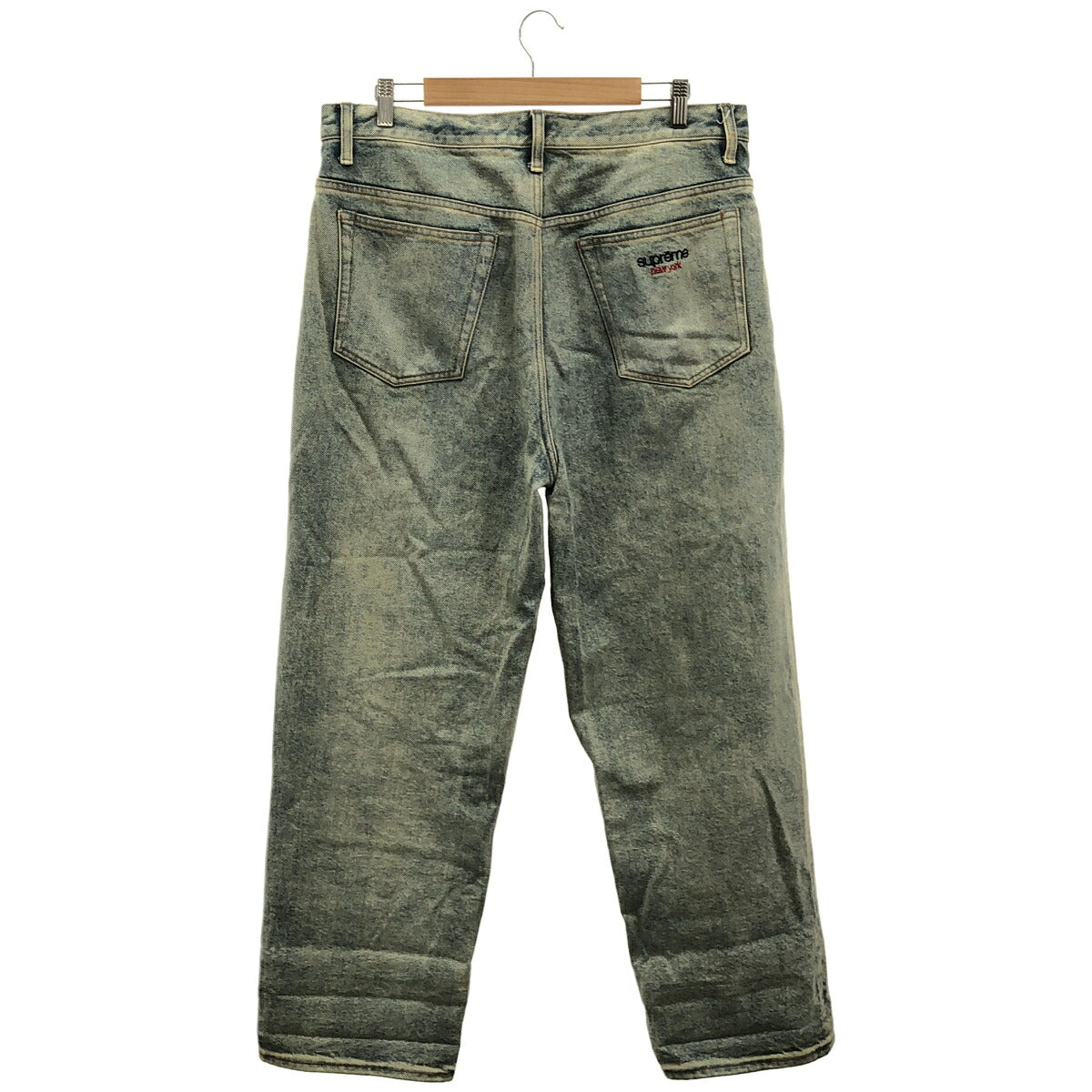 Supreme 23SS Baggy Jean Wooster Blue Pants Size W32