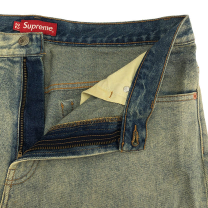 Supreme 23SS Baggy Jean Wooster Blue Pants Size W32