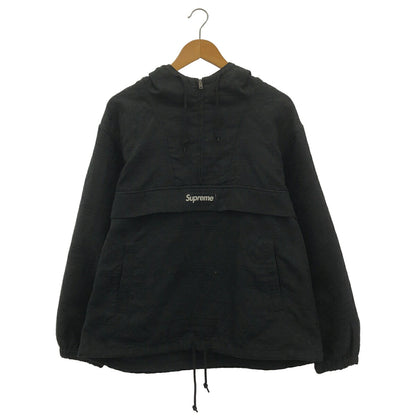 Supreme 21SS Floral Tapestry Anorak Hoodie Black Size M