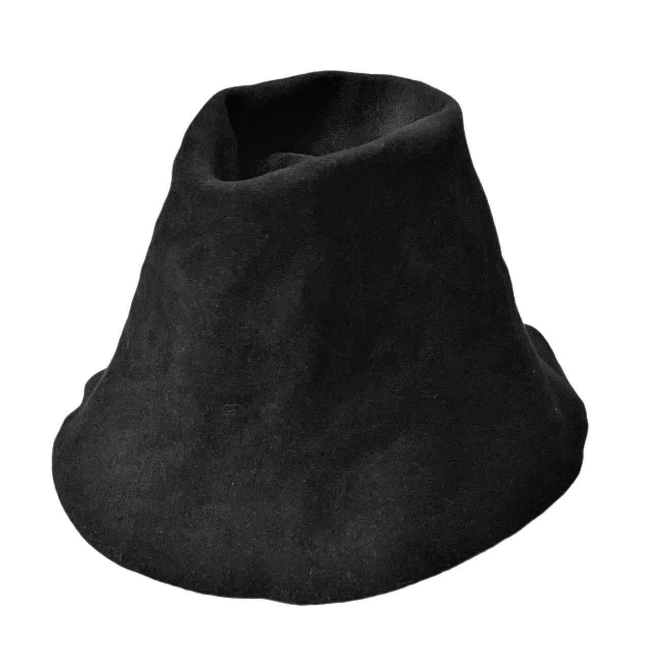 Reinhard Plank Black Rabbit Fur Felt Hat Size ONE SIZE