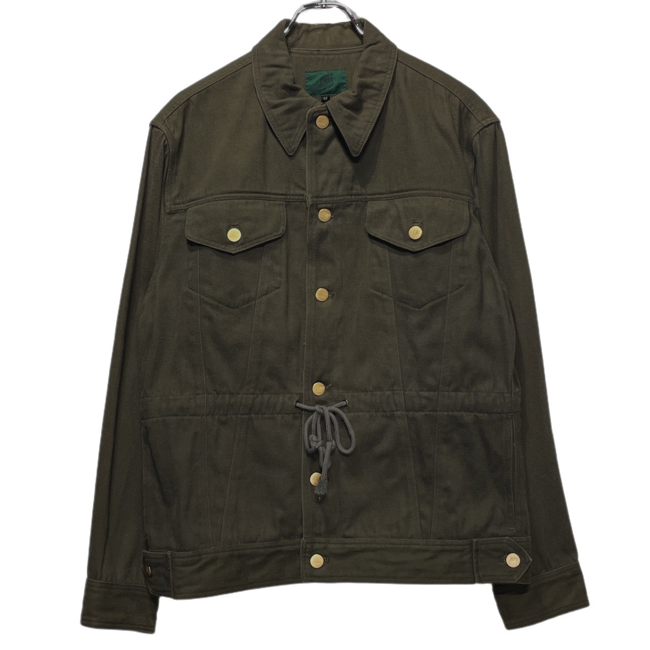 JUNIOR GAULTIER 90s Cotton Flannel Jacket Khaki Size 48