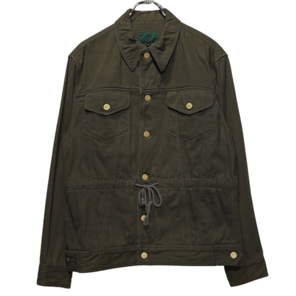 JUNIOR GAULTIER 90s Cotton Flannel Jacket Khaki Size 48