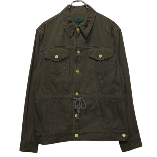 JUNIOR GAULTIER 90s Cotton Flannel Jacket Khaki Size 48