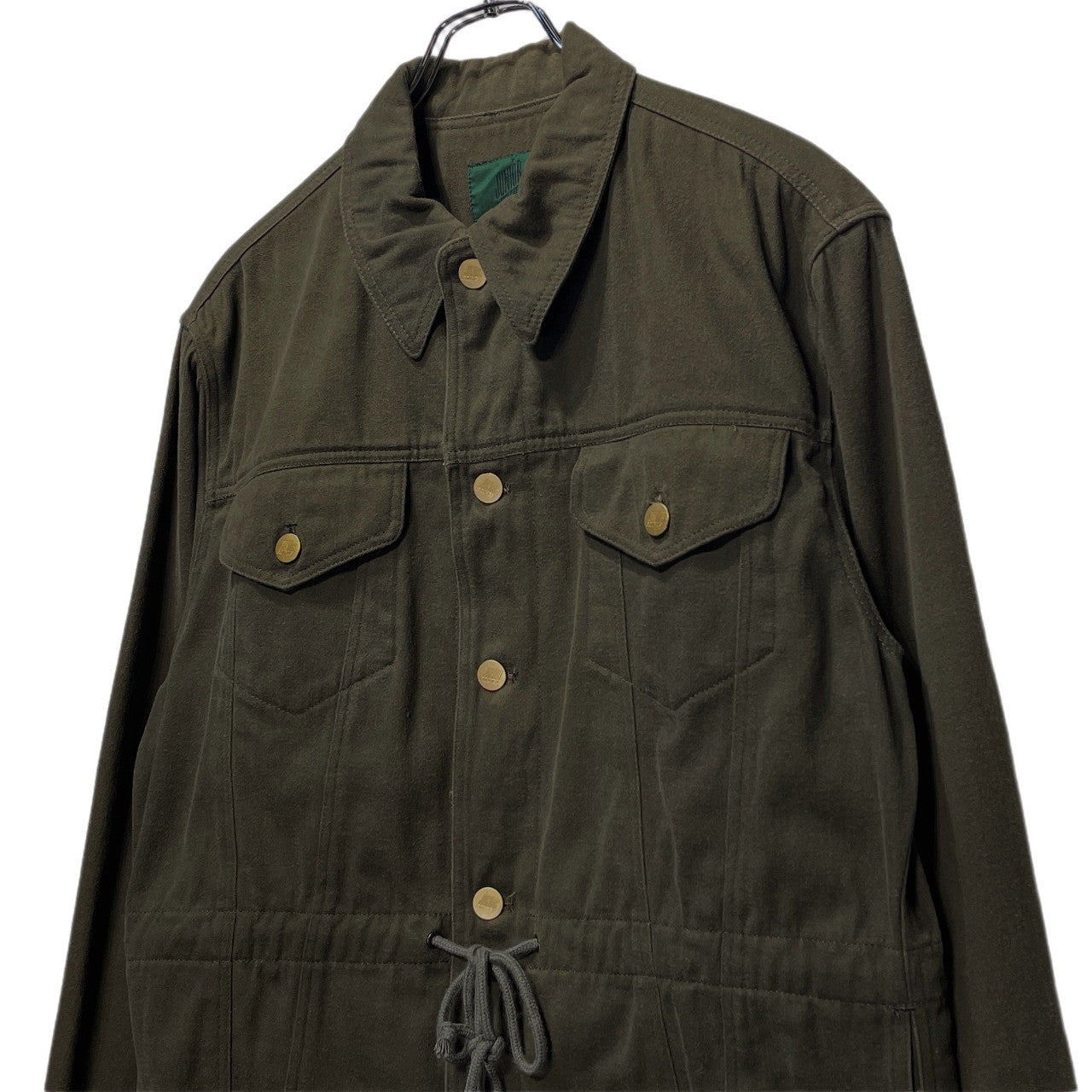 JUNIOR GAULTIER 90s Cotton Flannel Jacket Khaki Size 48