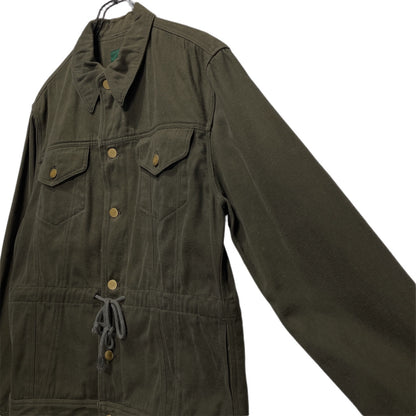 JUNIOR GAULTIER 90s Cotton Flannel Jacket Khaki Size 48