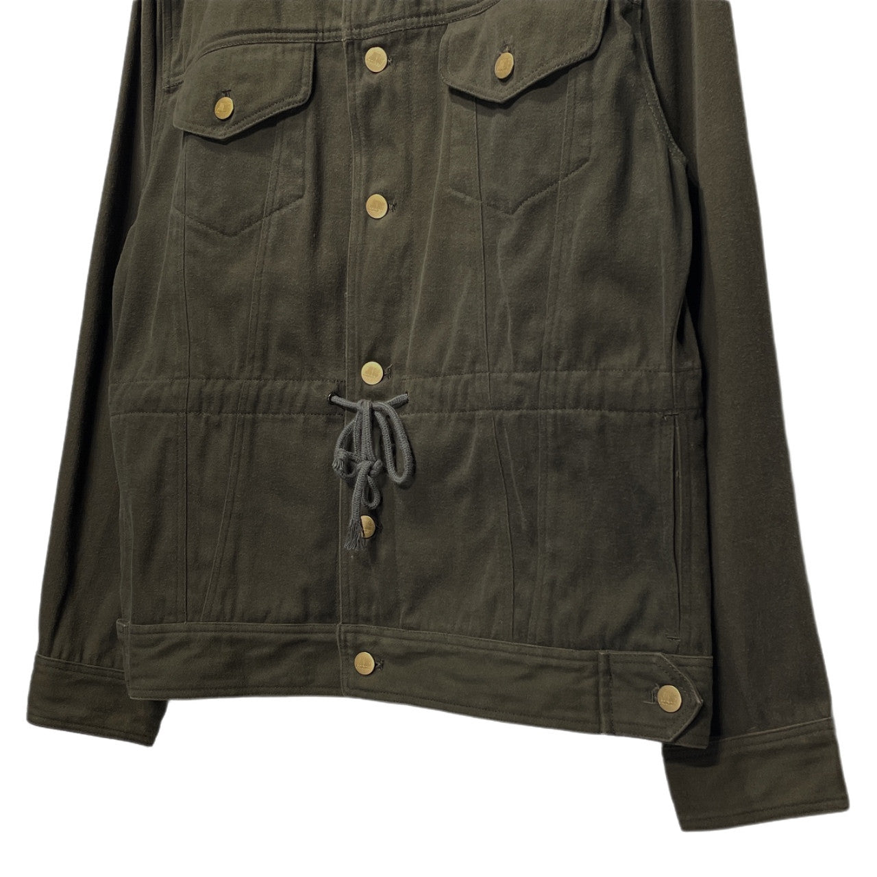 JUNIOR GAULTIER 90s Cotton Flannel Jacket Khaki Size 48