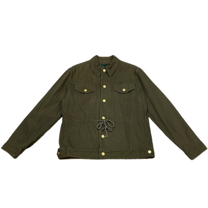 JUNIOR GAULTIER 90s Cotton Flannel Jacket Khaki Size 48
