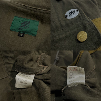 JUNIOR GAULTIER 90s Cotton Flannel Jacket Khaki Size 48