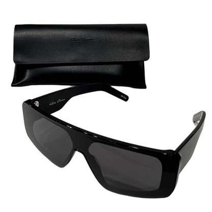 Rick Owens 26SS PERFORMA Black Sunglasses Size 58