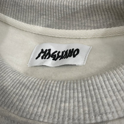 MAGLIANO 24AW Gray Asymmetric Print Sweatshirt Size XS