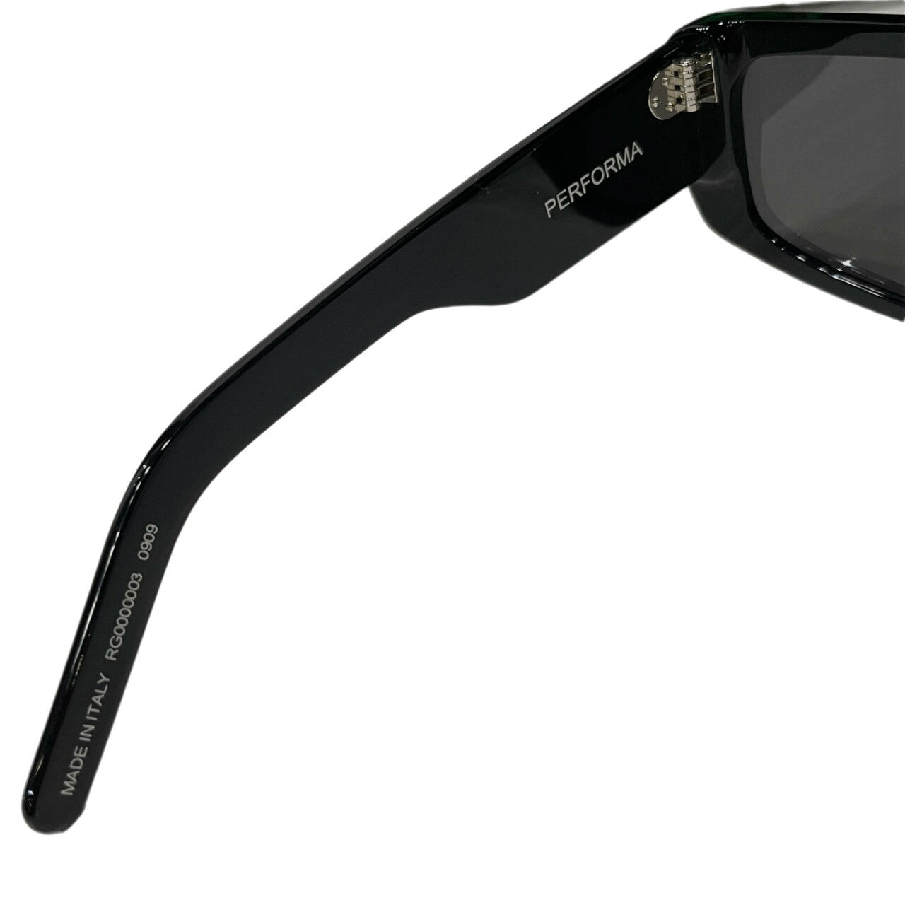 Rick Owens 26SS PERFORMA Black Sunglasses Size 58