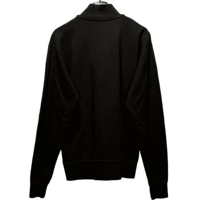 JW Anderson Black Anchor Logo Padlock Half-Zip Size L