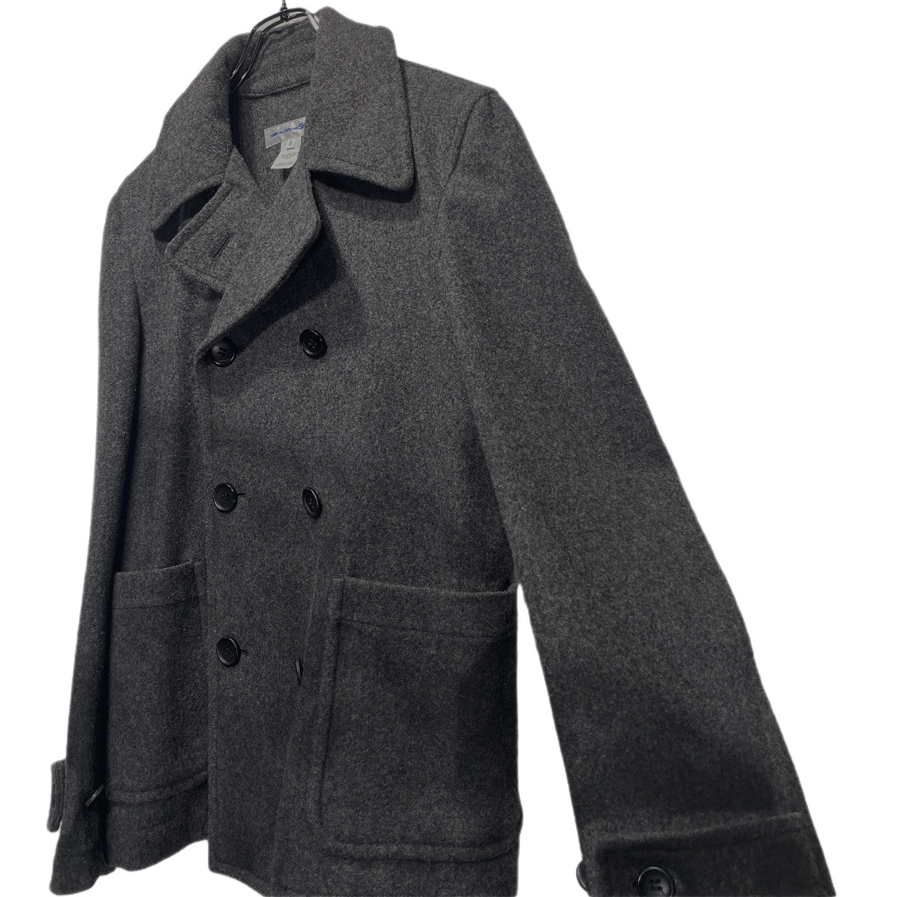 Comme des Garcons SHIRT 15AW Hand Paint P-Coat Gray Size XS