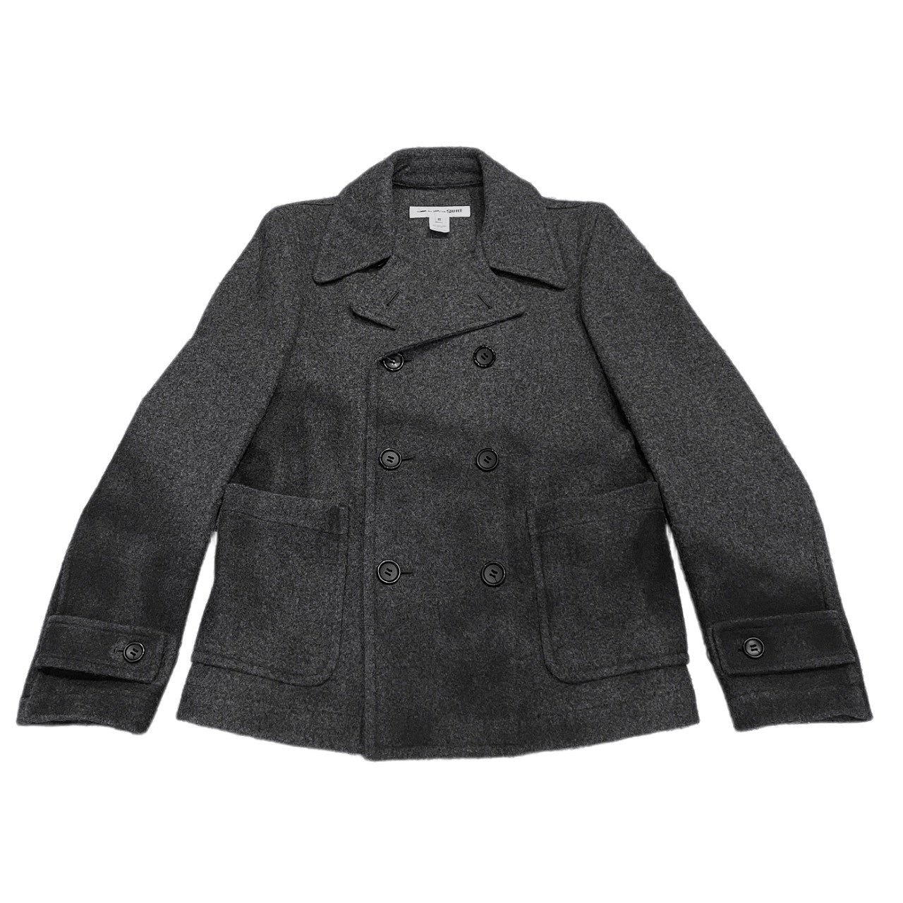 Comme des Garcons SHIRT 15AW Hand Paint P-Coat Gray Size XS