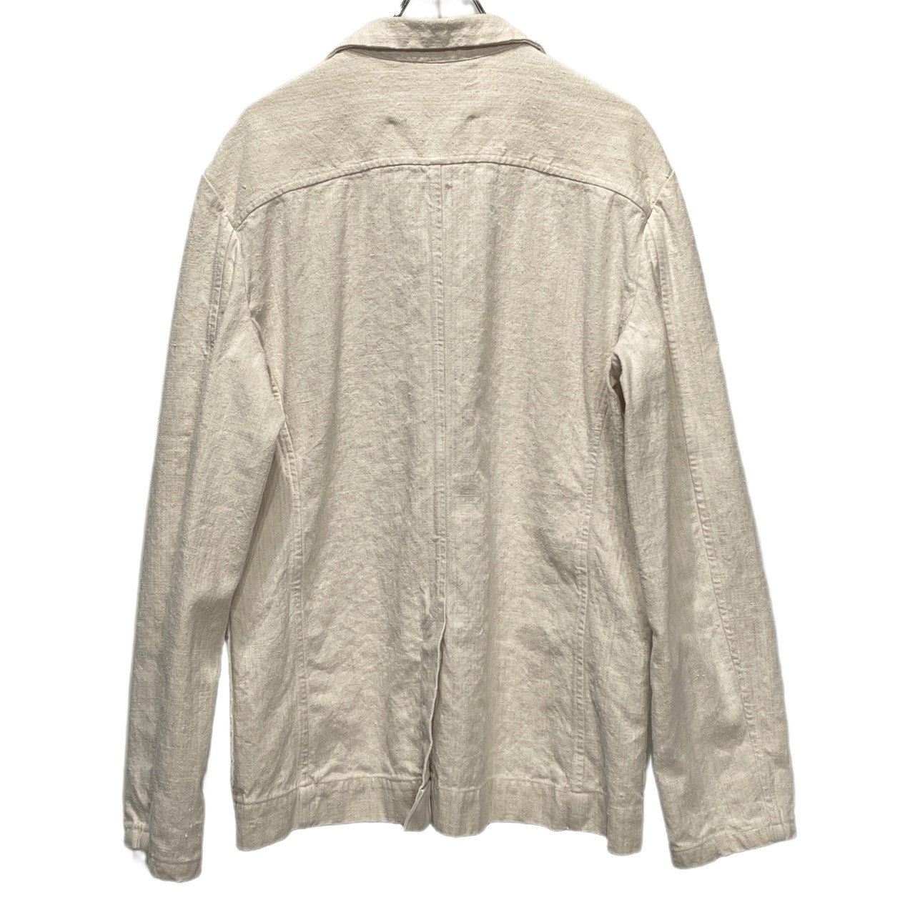 Vintage VINCENT JALBERT French Linen 6-Button Coat Size L