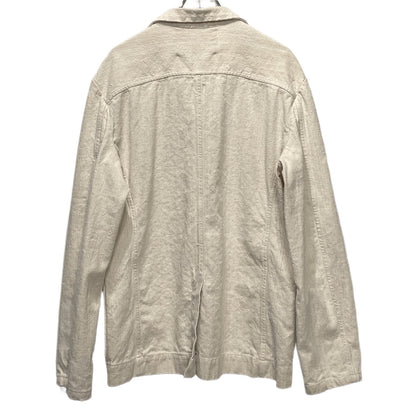 Vintage VINCENT JALBERT French Linen 6-Button Coat Size L