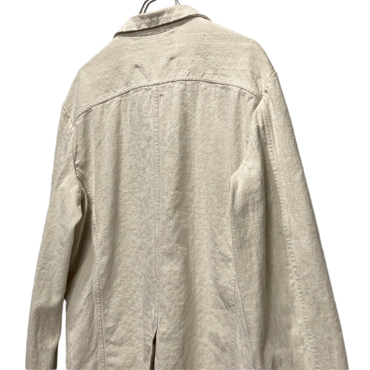 Vintage VINCENT JALBERT French Linen 6-Button Coat Size L