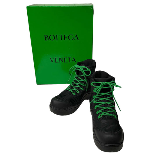 Bottega Veneta Puddle Bomber Black Nylon Sneakers Size EU 40