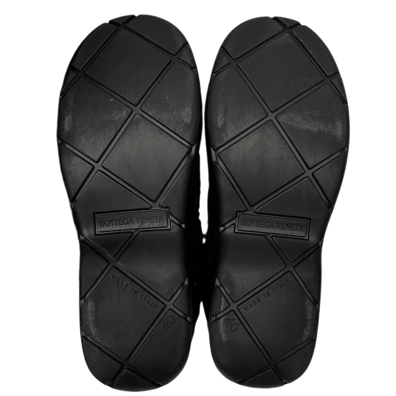 Bottega Veneta Puddle Bomber Black Nylon Sneakers Size EU 40