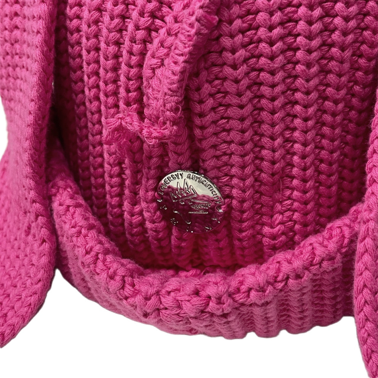 Vintage Charles Jeffrey LOVERBOY Pink Chunky Rabbit Ear