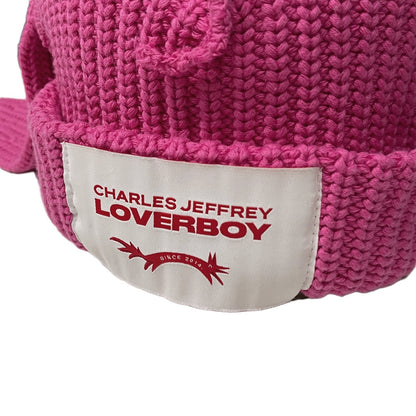 Vintage Charles Jeffrey LOVERBOY Pink Chunky Rabbit Ear