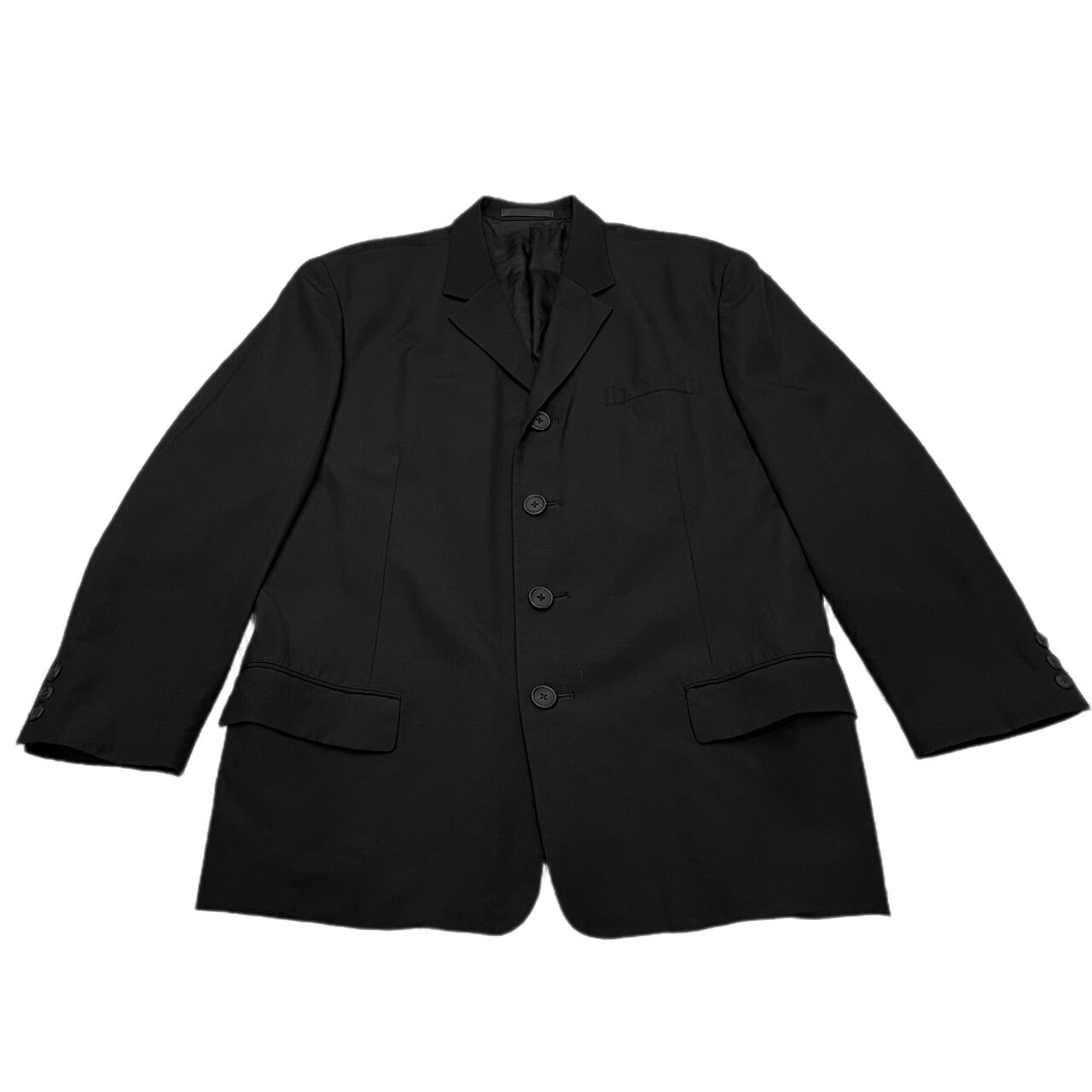 Y's for men 90s Archive Wool 4B Tailored Blazer Black Size S