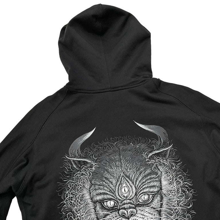 Yohji Yamamoto 19AW All Blacks Fukuneko Back Print Size S