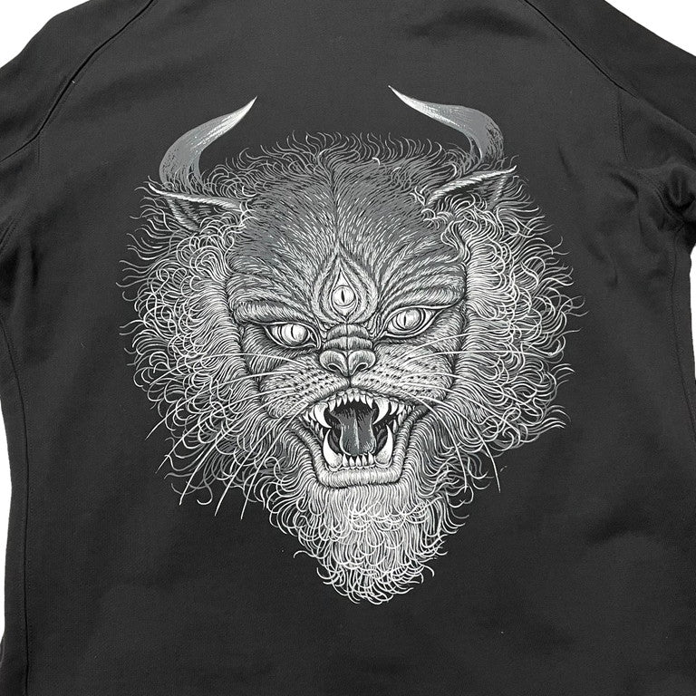 Yohji Yamamoto 19AW All Blacks Fukuneko Back Print Size S