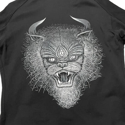 Yohji Yamamoto 19AW All Blacks Fukuneko Back Print Size S