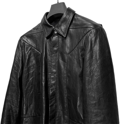 Rick Owens 24AW Alice Strobe Lamb Jacket Black Size 48